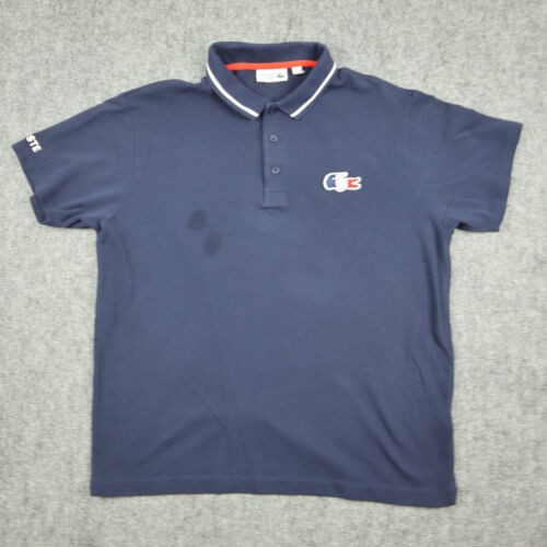 Lacoste polo shirt blue/white/red - Gem Lacoste polo shirt blue/white/red - Gem