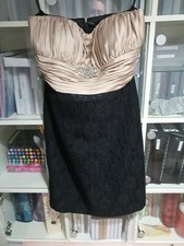 Ultimo Couture- Black Lace Cocktail Evening Dress - Size 12