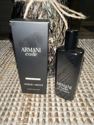 BRAND NEW  2024  ARMANI CODE FOR MEN 15 Ml smells DELISH!!!
