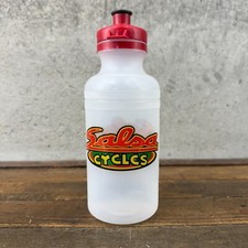 Borraccia vintage Salsa Cycles bianca trasparente specializzata USA 00s 90s corsa MTB A