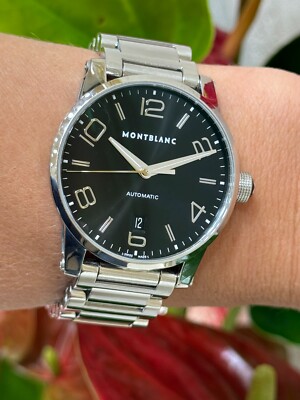 Montblanc Timewalker Watch 7210 Automatic Mens 39mm Swiss Made | eBay