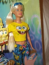 New 2002 SpongeBob SquarePants Barbie #B2993 Very Popular TV Barbie! Super Fun!