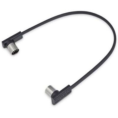 MIDI-Kabel RockBoard Flat MIDI Cable 30 cm Black MIDI Kabel Midikabel NEU