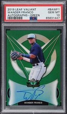 2019 Leaf Valiant #BA-WF1 Wander Franco PSA 10