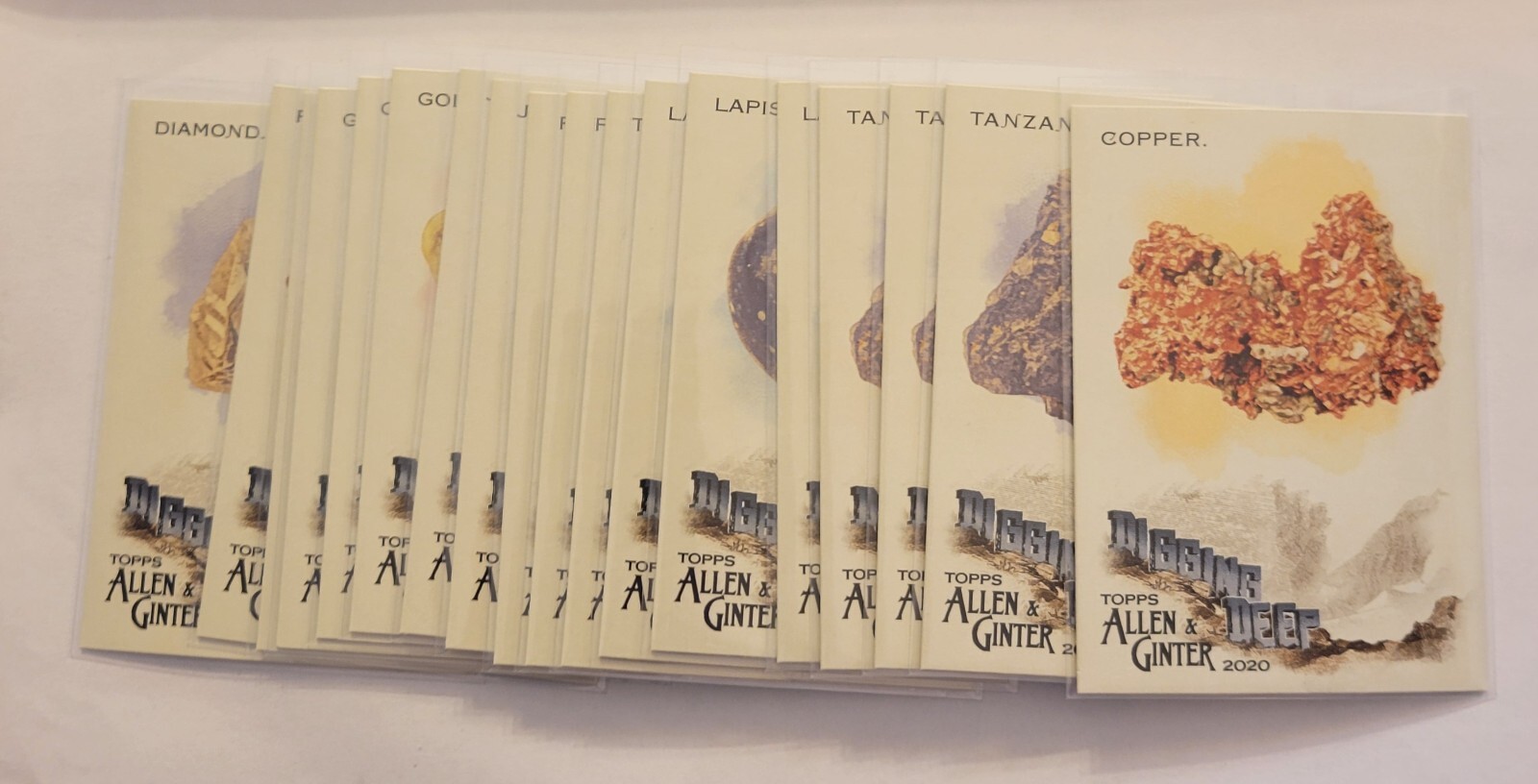2020 Topps Allen and Ginter DIGGING DEEP Complete your Insert Set