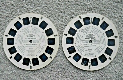 THE FLINTSTONES PEBBLES AND BAMM-BAMM 1964 VIEWMASTER REELS SET B520 RARE J158