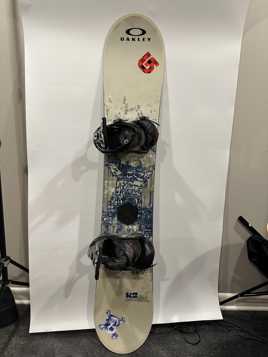 K2 Ambush 159 Snowboard w/ Burton Mission Medium Bindings | eBay