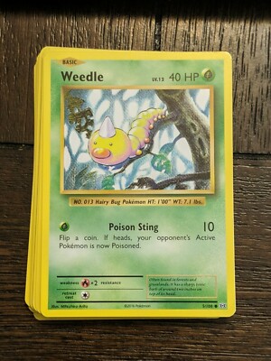 How Much is a Weedle Pokemon Card Worth