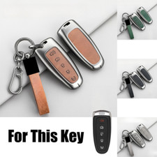 Zinc Alloy Leather Car Remote Key Fob Case Cover For Ford Escape Edge Explorer Zinc Alloy Leather Car Remote Key Fob Case Cover For Ford Escape Edge Explorer