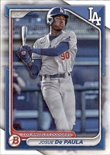 2024 BOWMAN PROSPECT LOS ANGELES DODGERS - JOSUE DE PAULA #BP-12