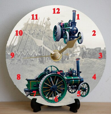 Dampftriebmaschine - Eigenbau 12cm Uhr Bausatz dieser klassischen Lok - portofrei
