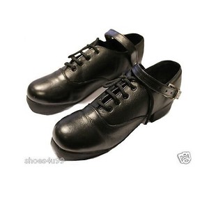Tara Irlandés Baile Zapatos suela de gamuza Flexi Duro Jig consejos Correa  Negra triples presupuesto | eBay