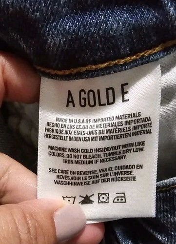 AGOLDE Nico High Rise Slim Fit Jeans Women’s Size 26x26 Button Fly - Picture 11 of 12