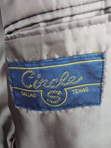 Circle S Mens Kerrville Western Jacket Blazer Gray 42L Two Button NWT CC2320 - Picture 4 of 8
