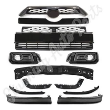 For 14-19 Toyota 4Runner Limited Black Front Bumper Grille Assembly Body Kits