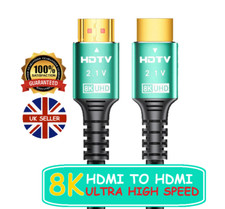 8K HDMI Cable 2.1 Ultra High Speed HDTV Lead 3D ARC 7680*4320P For SKY PS5 XBOX