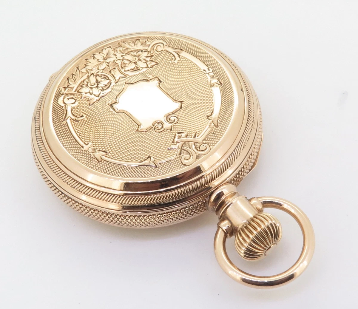 Waltham rose gold store pocket watch