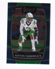 2022 PANINI SELECT DRAFT PICKS FOOTBALL KAYVON THIBODEAUX ROOKIE CARD 1. rookie card picture