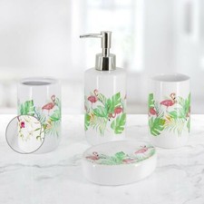 Bad-Accessoire-Set Seifenspender Zahnputzbecher Zahnbürstenhalter Seifenschale