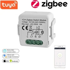 Tuya Zigbee 3.0 Smart Switch Module DIY Breaker Wireless Light Switch Relay