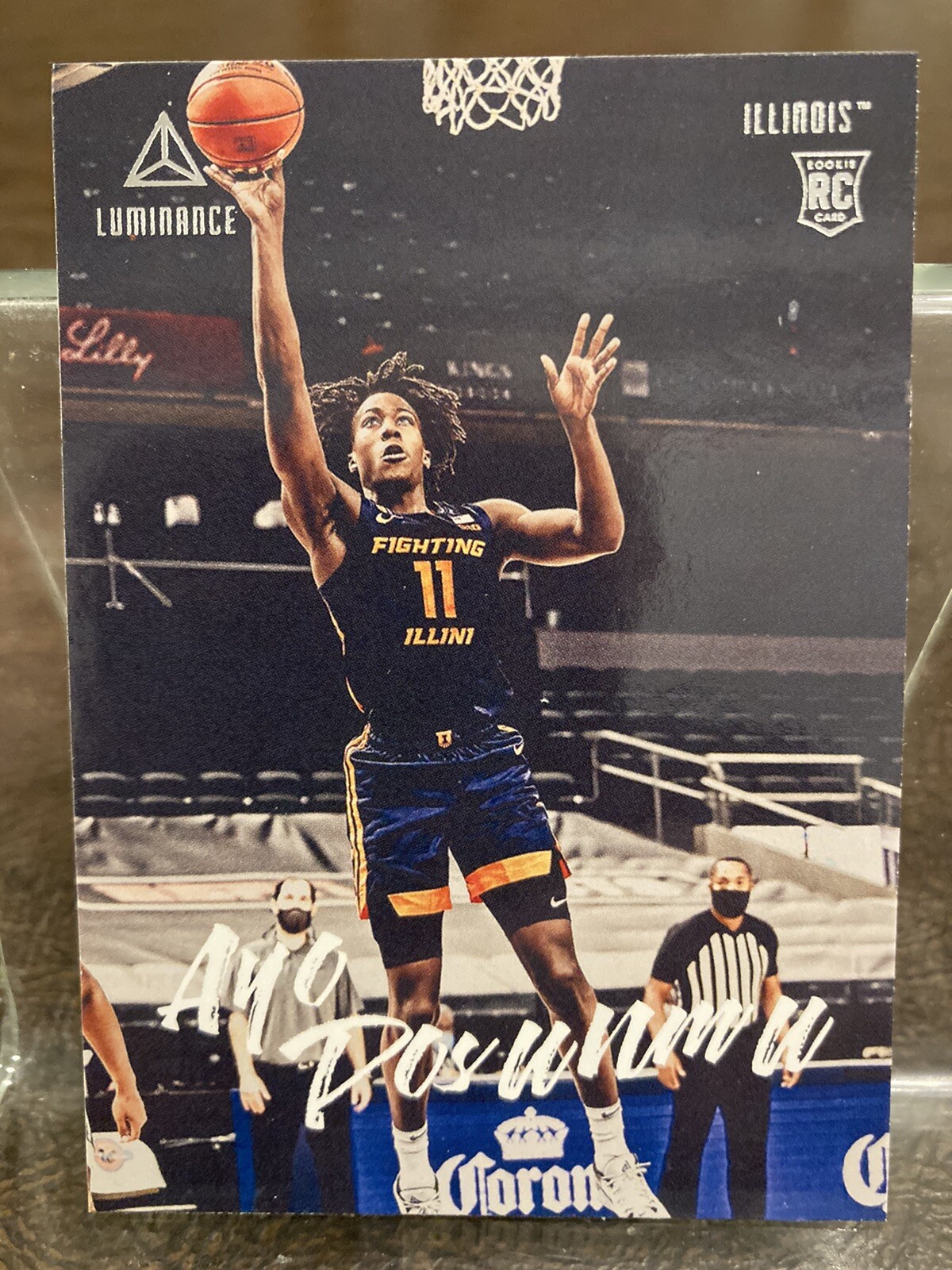 2021 Panini Chronicles Draft Picks Luminance Ayo Dosunmu RC Rookie #94 Bulls