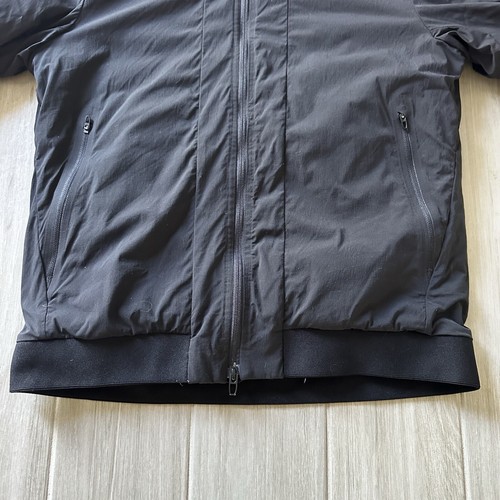Lululemon Jacket Mens Medium Black Goose Down 700 Fill Bomber Primaloft Puffer - Picture 3 of 12