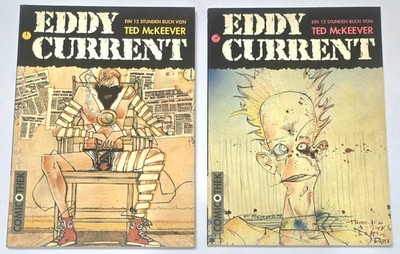 Eddy Current Comic Bücher Teil 1-2 1994-1995 Comicothek Verlag