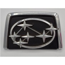 Vintage Subaru Emblem Front Grille Badge Logo Black Chrome Abs Made In Japan 63e Vintage Subaru Emblem Front Grille Badge Logo Black Chrome Abs Made In Japan 63e
