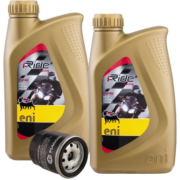 Service 2Lt ÖL Eni Fahrt 5W40 + Filter Piaggio Carnaby 200 2007-2010-image