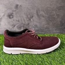 Vans ISO 1.5 Sneakers Womens Size 6.5 Burgundy Suede UltraCush Lite
