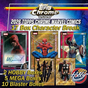 X-23 2026 Topps CHROME MARVEL (17 Box) Character Break #10