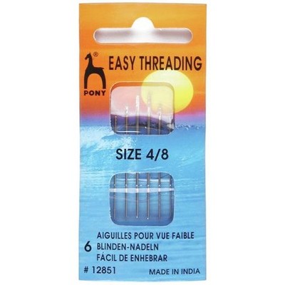Pony Gold Eye Easy Threading Nähnadeln Größe 4-8 P12851