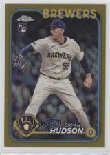 2024 Topps Chrome Update Gold Refractor 23/50 Bryan Hudson #USC169 r9m