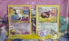 Mew 8 Black Star Promo & Eevee 51/64 Fossil Pokemon Tcg Lp-Nm