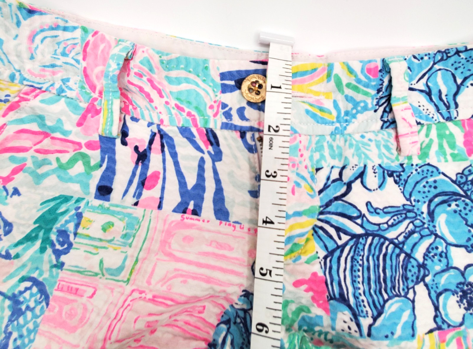 Lilly Pulitzer Patchwork Style Multicolor Floral … - image 14