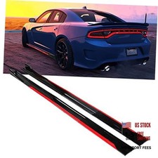 Side Skirts for Cars Body Kit 86.6 Inch/Rocker Panel Exterior 2.2M Glossy Black