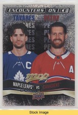 2022-23 Upper Deck MVP Encounters on Ice Gold John Tavares Jeff Petry READ o1h