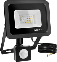 Realky Led Strahler Mit Bewegungsmelder, 20W 2000LM AußEnstrahler 6500K Kaltweiß