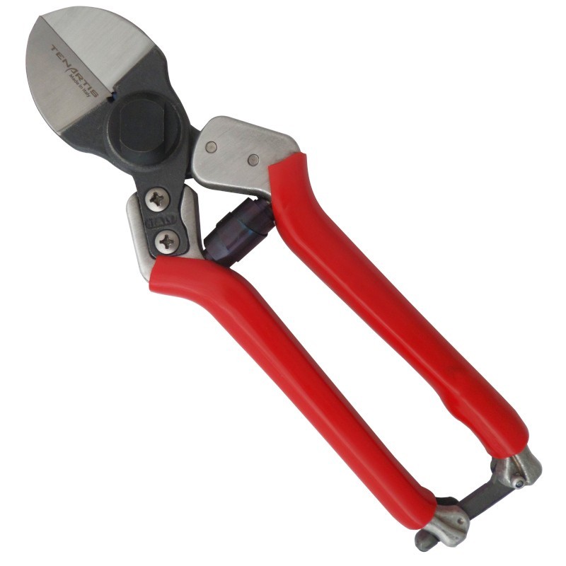 Forbice Doppio Taglio 21cm Professionale - Manici Alluminio e Acciaio