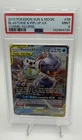 2019 POKEMON SUN & MOON COSMIC ECLIPSE #38 BLASTOISE & PIPLUP GX PSA 9