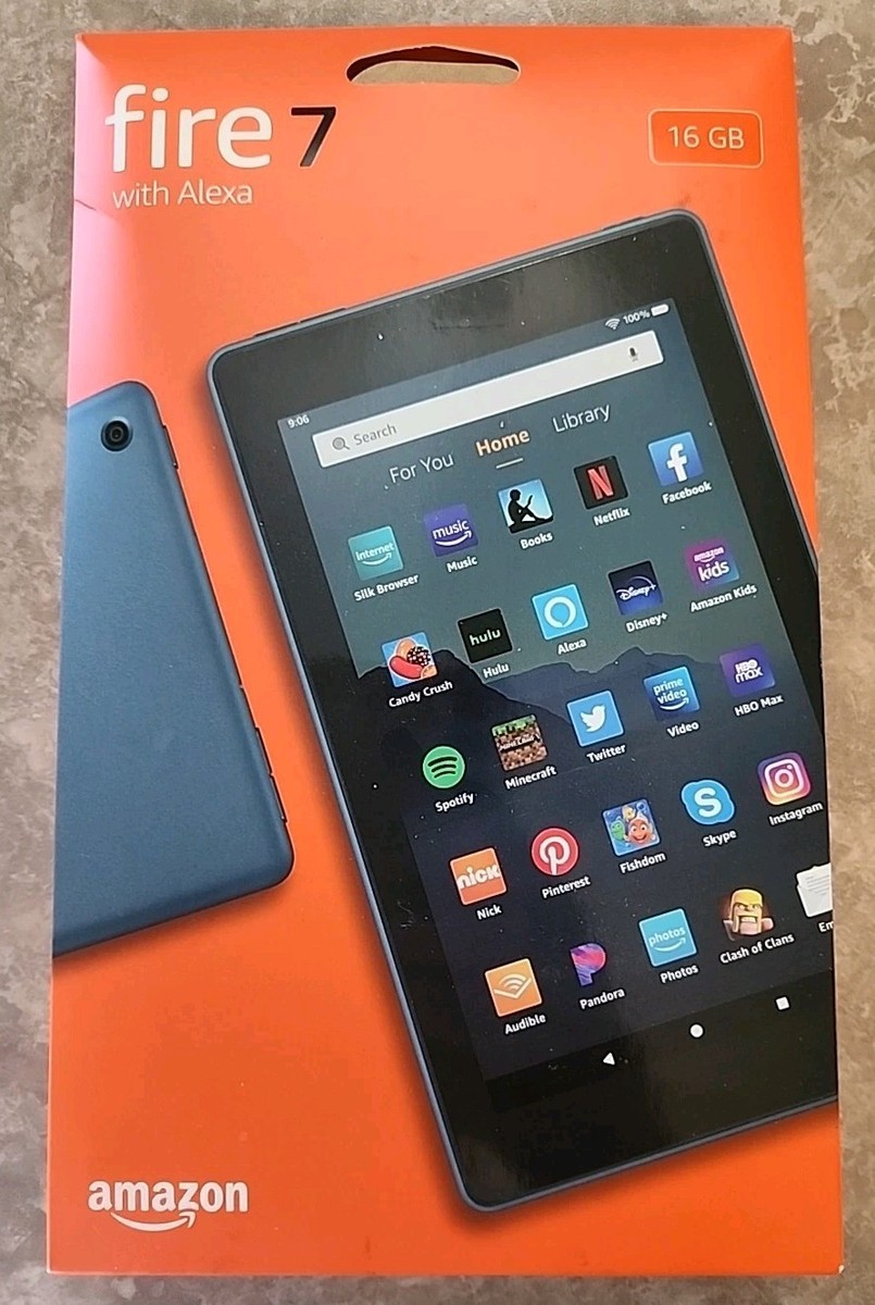 Amazon Fire 7 (9th Generation) 16GB, Wi-Fi, 7in - Twilight Blue