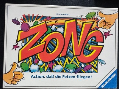ZONG Action, daß die Fetzen FLIEGEN! Ravensburger Spiel Brettspiel K.H. Schmiel