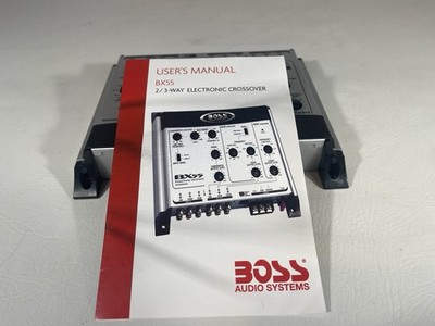 Boss Audio System BX55 2way/3way Electronic Crossover - Silver