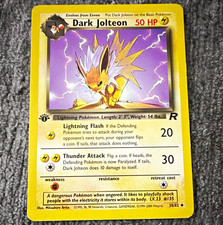1st Edition Dark Jolteon 38/82 Team Rocket 1999 English Uncommon on eBay