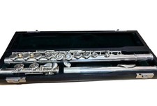 Pearl PF-665E Dolce Flute Silver Plated E-Mechanism C-Foot w/ Hard Case Used