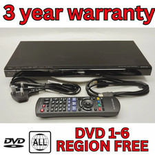 Panasonic DMP-BD75 Blu-Ray & DVD Player Remote HD HDMI Warranty Multi Region