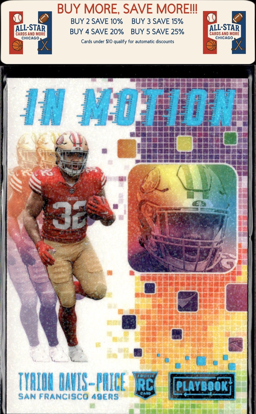 Desmond Ridder Panini Playbook in Motion #IM4 Base