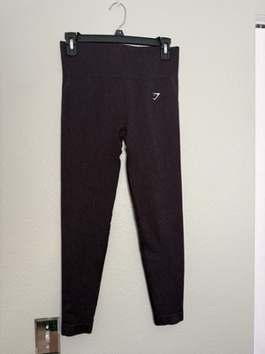 Gymshark Adapt Fleck Seamless Leggings - Size L - Plum Brown/Dewberry Purple