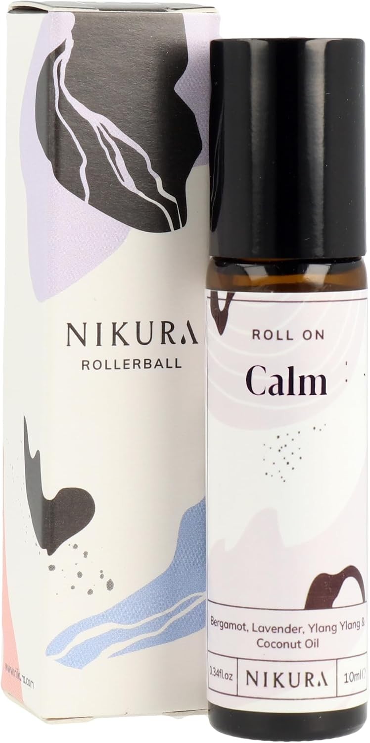 Nikura Calm Roll On Essential Oil Blend 10ml Pulse Point Aromatherapy Rollerball - Image 2