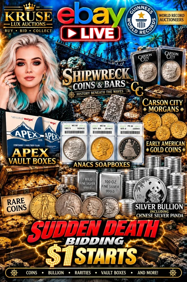 FRESH FROM THE VAULT CC's, RARE MORGANS AND GOLD HOLLYWOOD NIGHT